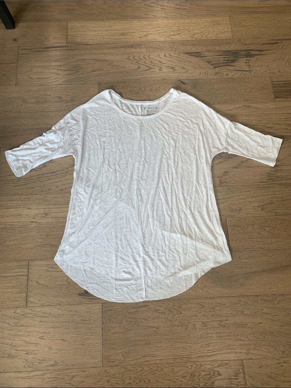 American Eagle Outfitters Scoop Neck Three Quarter Sleeve Jegging Tee Size XS